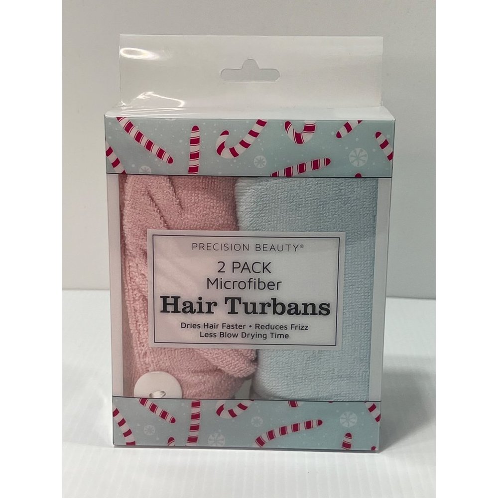 Precision Beauty - 2 Pack Microfiber - Hair Turbans